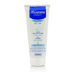 Mustela 2 In 1 Body & Hair Cleansing Gel - For Normal Skin 200ml/6.76oz