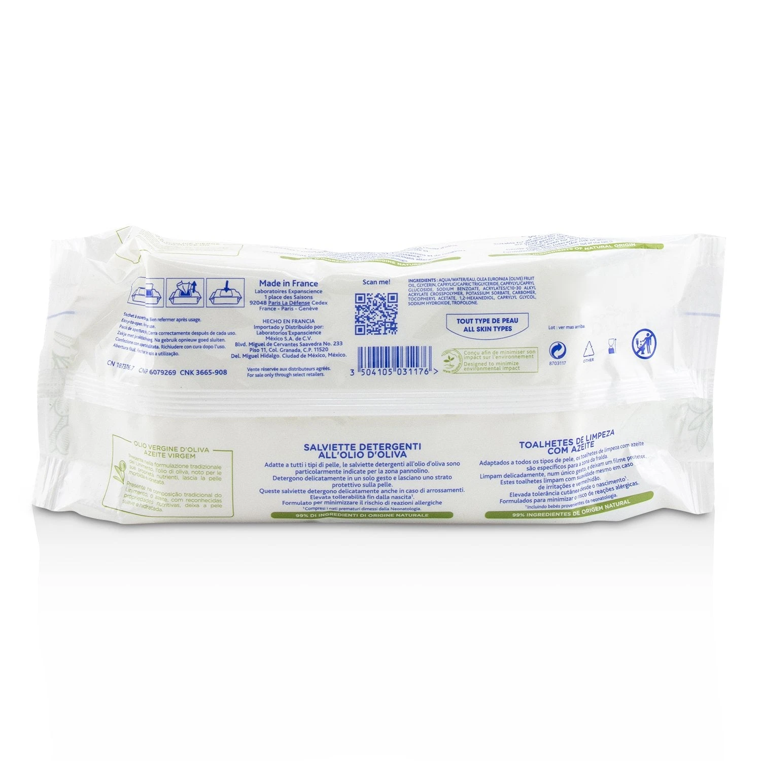 Mustela Stelatopia Replenishing Cleansing Wipes - For Face, Hands & Body 50wipes 3 Mustela Stelatopia Replenishing Cleansing Wipes - For Face, Hands & Body 50wipes - Image 3