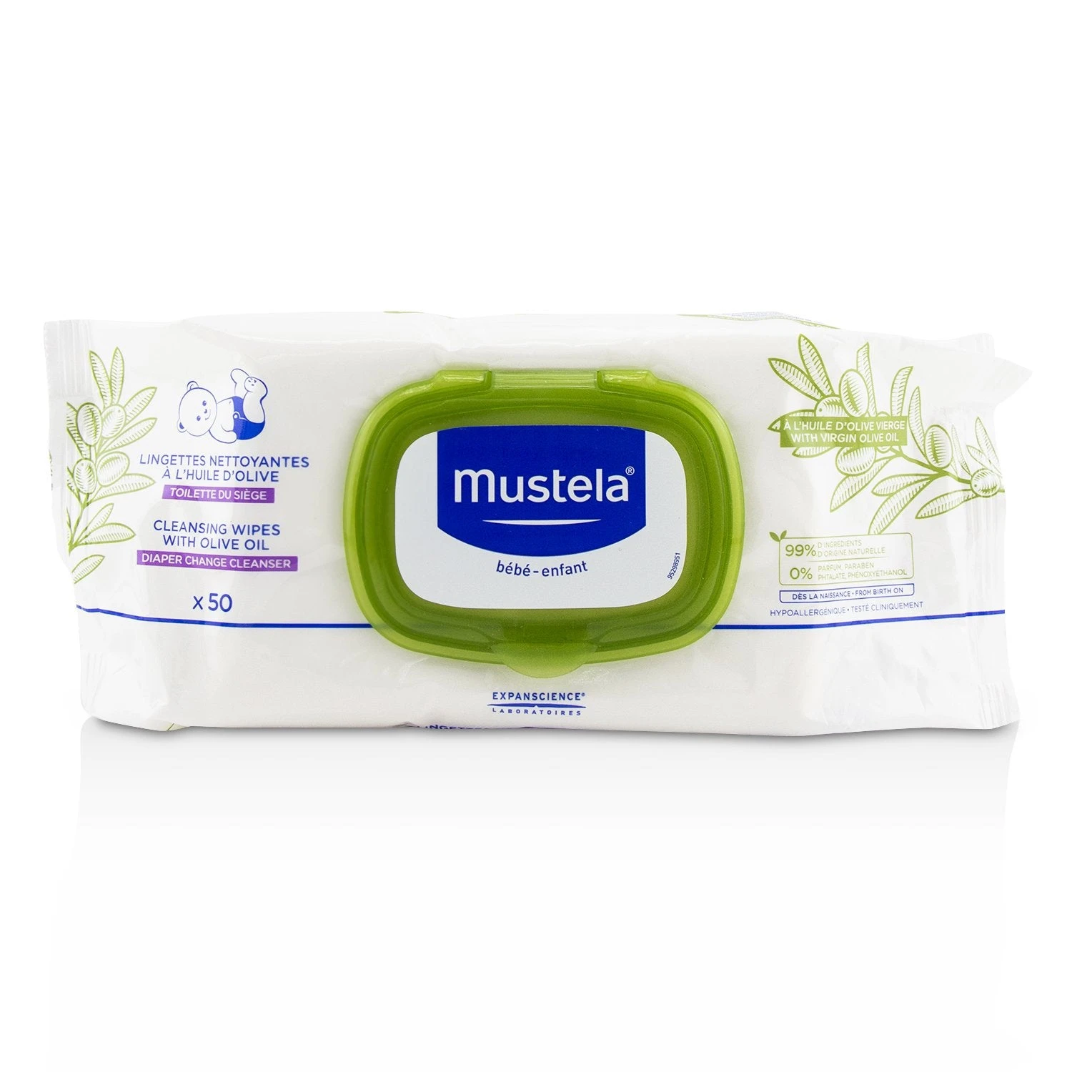 Mustela Stelatopia Replenishing Cleansing Wipes - For Face, Hands & Body 50wipes 1 Mustela Stelatopia Replenishing Cleansing Wipes - For Face, Hands & Body 50wipes