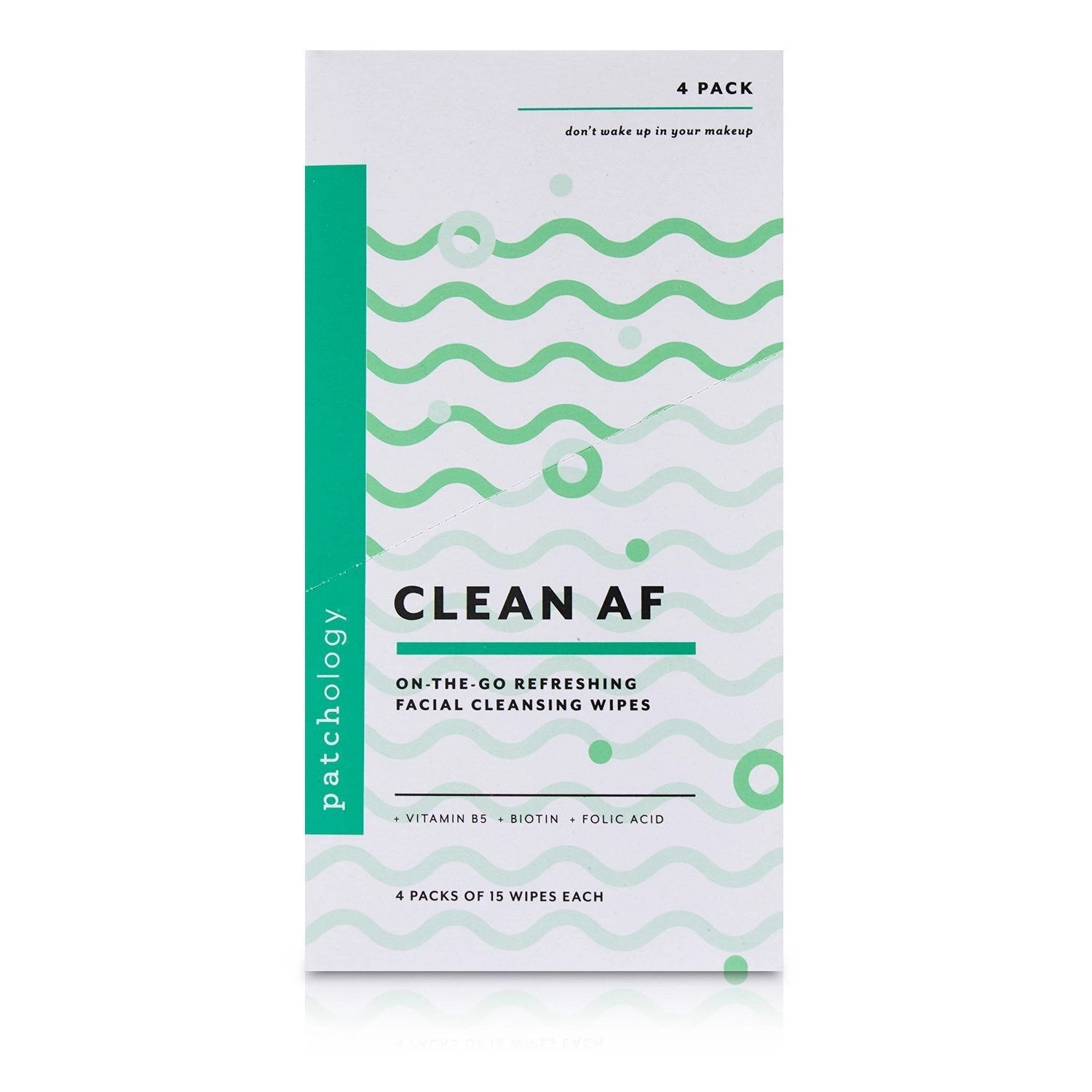 Patchology Clean AF On-The-Go Refreshing Facial Cleansing Wipes 4x15sheets 2 Patchology Clean AF On-The-Go Refreshing Facial Cleansing Wipes 4x15sheets - Image 2