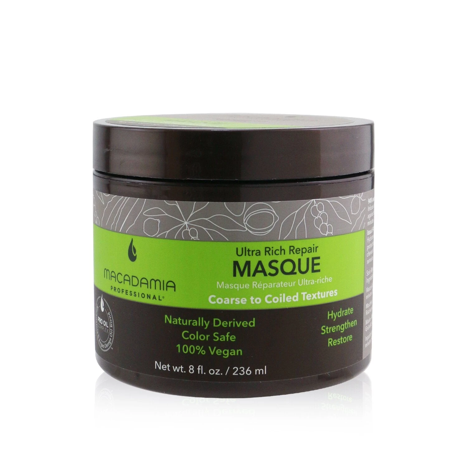 Macadamia Natural Oil Professional Ultra Rich Repair Masque (Coarse To Coiled Textures) 236ml/8oz 1 Macadamia Natural Oil Professional Ultra Rich Repair Masque (Coarse To Coiled Textures) 236ml/8oz
