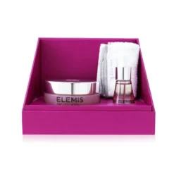 Elemis Pro-Collagen Rose Duet: Rose Cleansing Balm 100g+ Rose Facial Oil 15ml+ Luxury Cleansing Cloth 3pcs