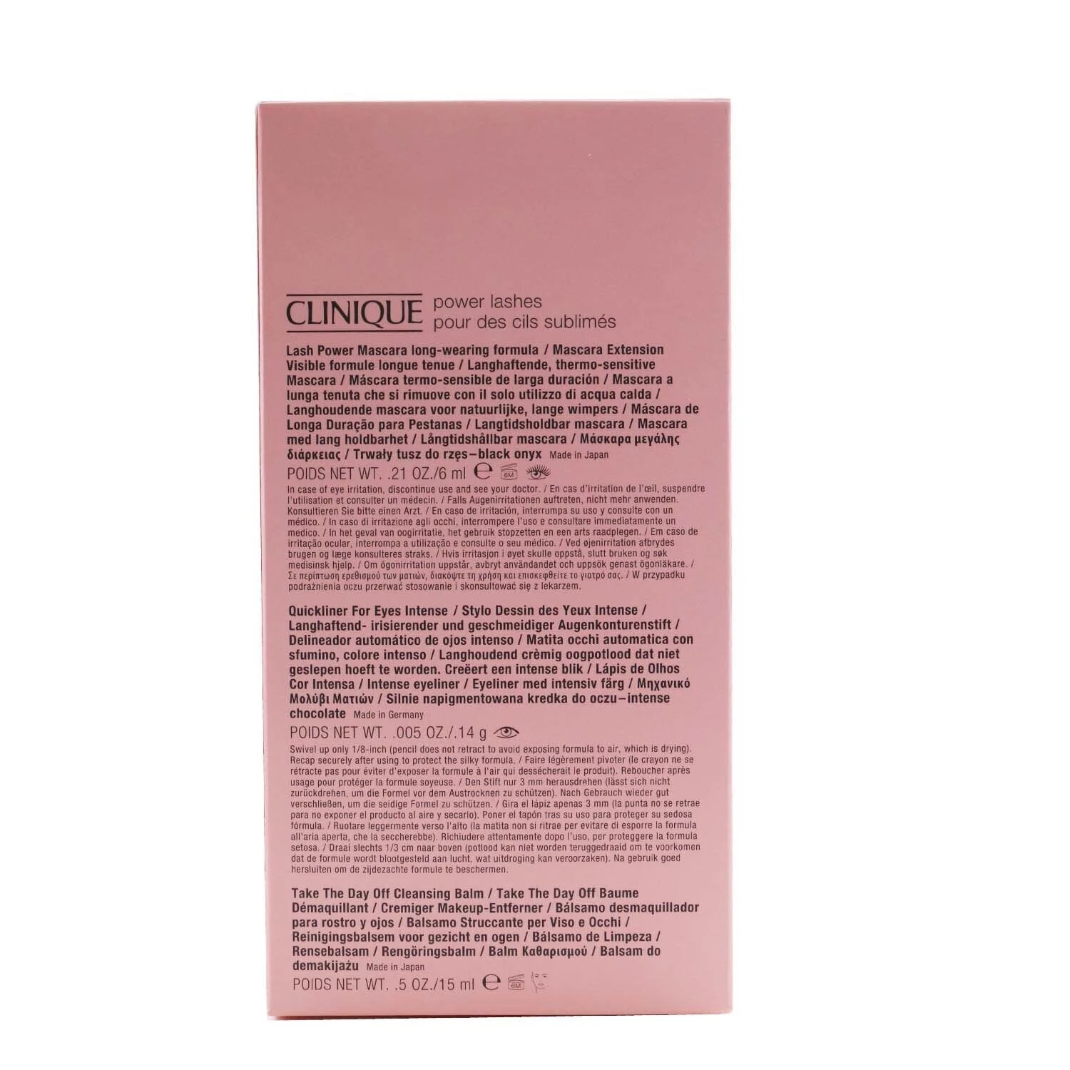 Clinique Lash Power Extension Visible Mascara Kit (1x Mascara 6ml + 1x Quickliner 0.14g+ 1x Cleansing Balm 15ml) 3pcs 3 Clinique Lash Power Extension Visible Mascara Kit (1x Mascara 6ml + 1x Quickliner 0.14g+ 1x Cleansing Balm 15ml) 3pcs - Image 3