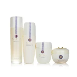 Tatcha Ritual For Firm Skin Set: Camellia Cleansing Oil 150ml + Essence 150ml + Silk Cream 50ml + Rice Polish 60g 4pcs -Kérastase || Shu uemura Sales 27800482414 2