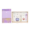 Tatcha Special Edition Luxury Kiri Set: The Camellia Cleansing Oil, The Rice Polish, The Essence, The Dewy Skin Cream, The Silk Peony, The Kissu Lip Mask, The Liquid Silk Canvas 5pcs