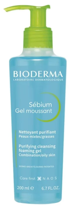 Bioderma Sebium Purifying & Foaming Cleansing Gel 200ml