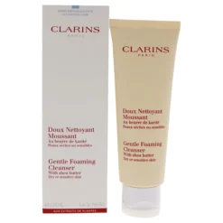 Clarins Gentle Foaming Cleanser With Shea Butter Dry Sensitive Skin By Clarins For Unisex - 4.4 Oz Foaming Cleanser