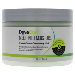DevaCurl Melt Into Moisture Matcha Butter Conditioning Mask By DevaCurl For Unisex - 8 Oz Masque