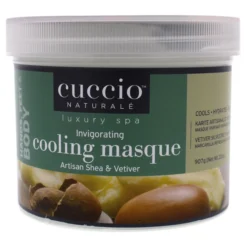 Cuccio Invigorating Cooling Masque - Artisan Shea And Vetiver By Cuccio For Women - 32 Oz Mask