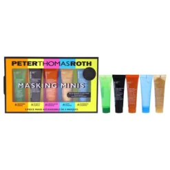 Peter Thomas Roth Mask-Erade Kit By Peter Thomas Roth For Unisex - 5 Pc Kit 0.47oz Cucumber Gel Mask Extreme Detoxify, 0.47oz Pumpkin Enzyme Mask, 0.47oz Irish Moor Mud Purifying Black Mask, 0.47oz 24K Gold Mask, 0.47oz Rose Stem Cell Bio-Repair Gel Mask