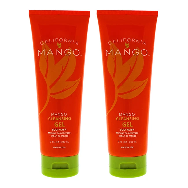 California Mango Mango Cleansing Gel Body Wash By California Mango For Unisex - 9 Oz Body Wash - Pack Of 2 1 California Mango Mango Cleansing Gel Body Wash By California Mango For Unisex - 9 Oz Body Wash - Pack Of 2