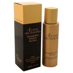 Valmont LElixir Des Glaciers Swiss Poly-Active Bi-Phase Eye Makeup Remover By Valmont For Unisex - 2 Oz Makeup Remover